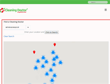 Tablet Screenshot of cleaningdoctor.ie