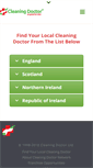 Mobile Screenshot of cleaningdoctor.net